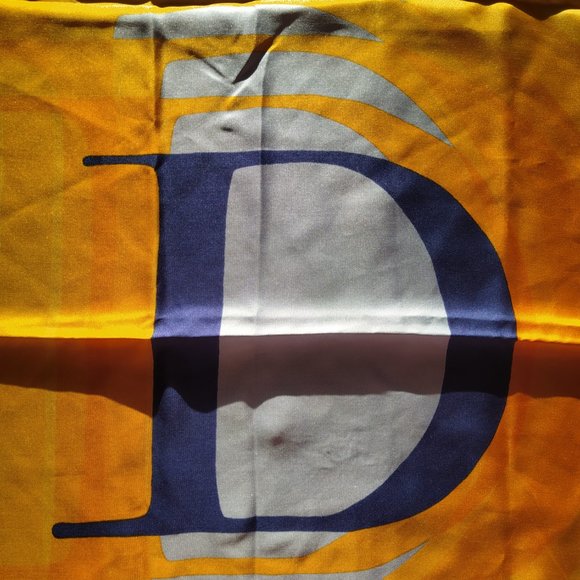 Vintage 100% silk Christian Dior Monogram Scarf - Picture 2 of 4